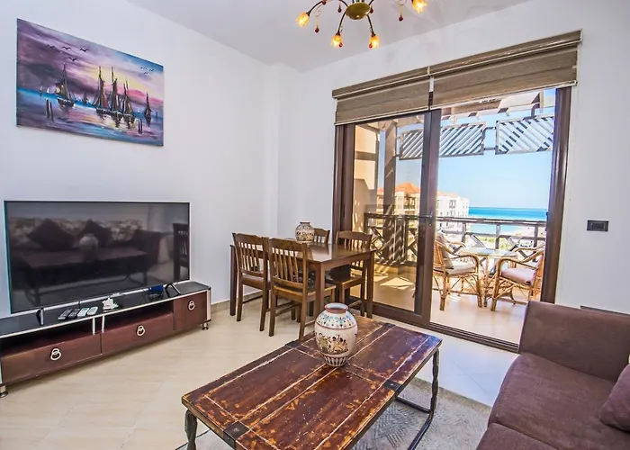 Premium Sea View 2 Bedrooms 2 Bathrooms Apartment Located Within Gravity Hotel & Aquapark Hurghada